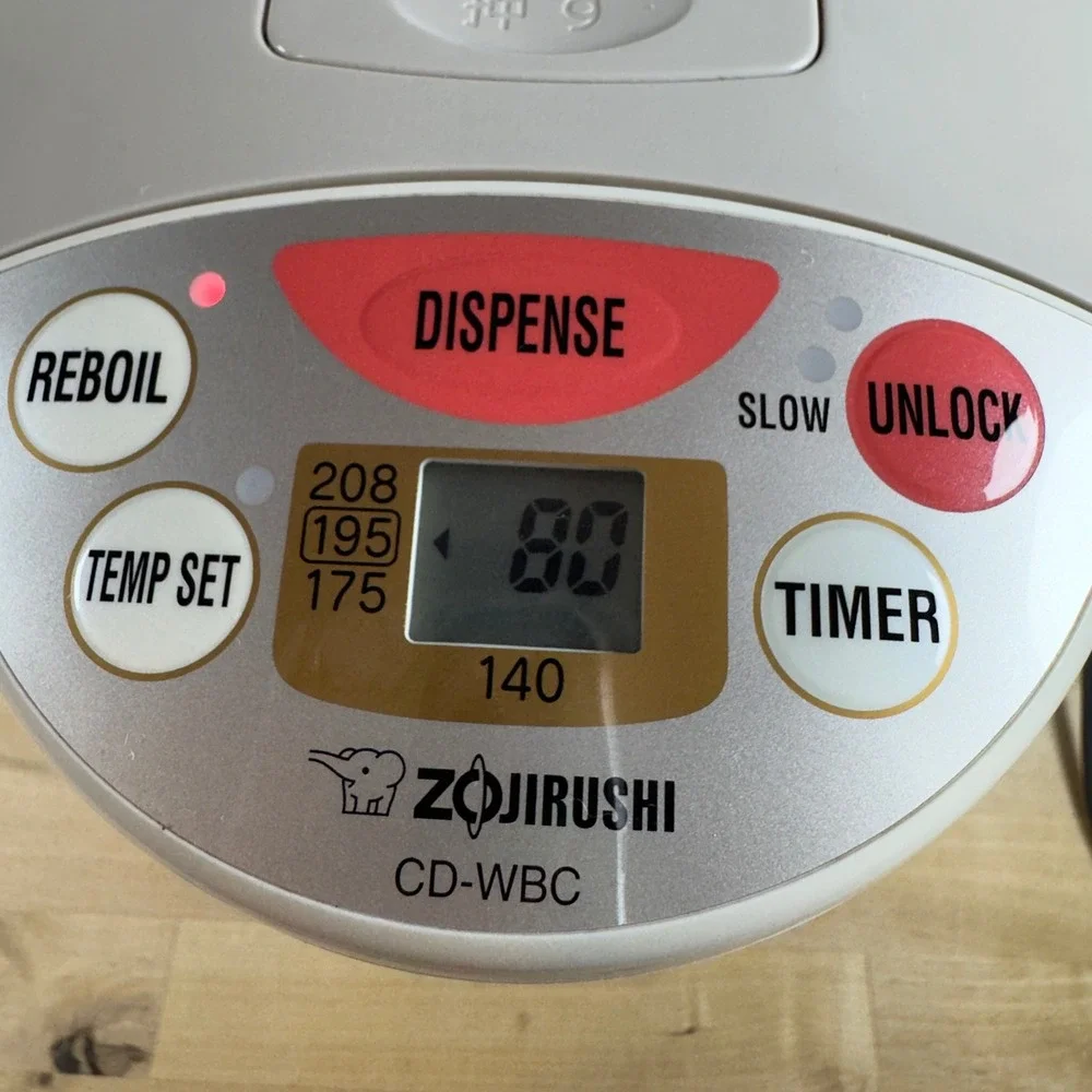 Zojirushi CD-WBC40 4.0L Water Boiler and Warmer Champagne Gold Beige